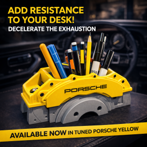 Porsche Brake Caliper Pen Holder | Motorsport Inspired Desk Organiser