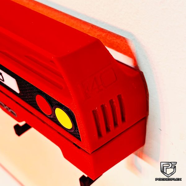 Ferrari F40-inspired Keychain Hanger | 3D Wall Mount | 3 Hook Organizer