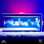 Diorama Garage 1:64 - Neon Blue Themed Showroom Edition