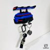 Porsche 911 GT3 RS Keychain Hanger | 3D Wall Mount | 4 Hooks Organizer