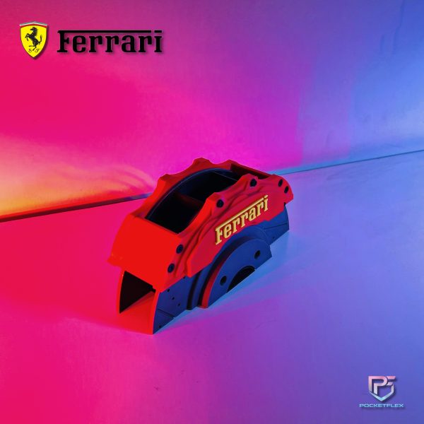 Ferrari Brake Caliper Pen Holder | Motorsport-inspired Desk Organizer