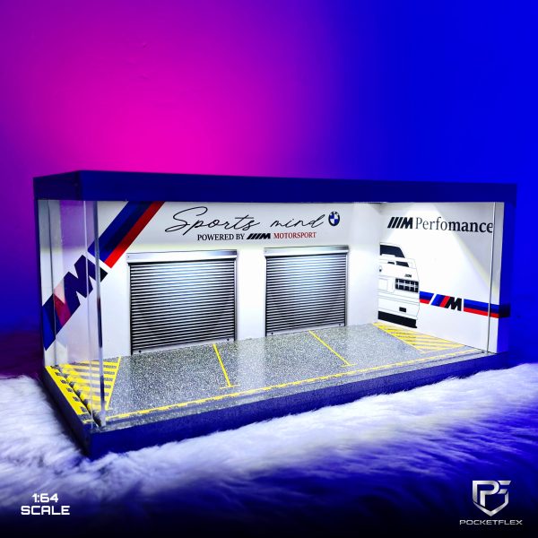 Diorama Garage 1:64 - BMW Themed Showroom Edition