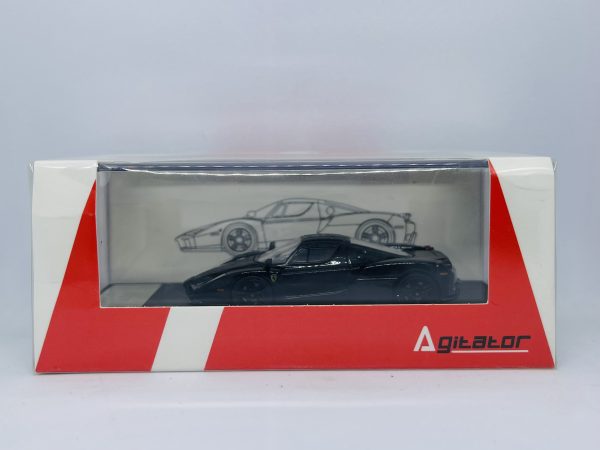 Agitator 1:64 | Ferrari Enzo | Glossy Black Premium Diecast