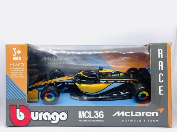 F1 Bburago 1:43 | Formula 1 Mclaren | MCl36 Lando Norris