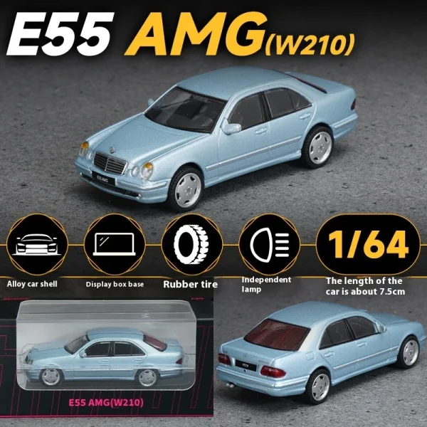 DCT/Shadow 1:64 Mercedes E55 AMG (w210) | Blue