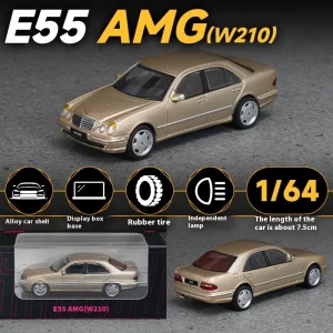 DCT/Shadow 1:64 Mercedes E55 AMG (w210) | Golden