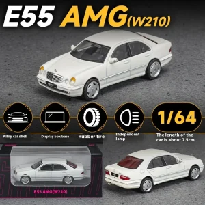 DCT/Shadow 1:64 Mercedes E55 AMG (W210) | White