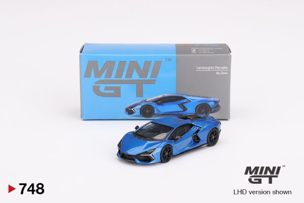 Mini GT #748 - Lamborghini Revuelto - Blu Eleos