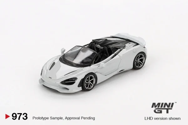 Mini GT #973 - McLaren 720s Spider - Cirrus Grey