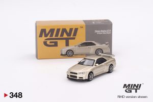 Mini GT #348 - Nissan Skyline GT-R (M-Spec) - Silica Breathe