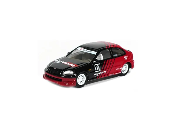 1998 Honda Civic #27 | Advan Yokohama 1:64 | Johnny lightning