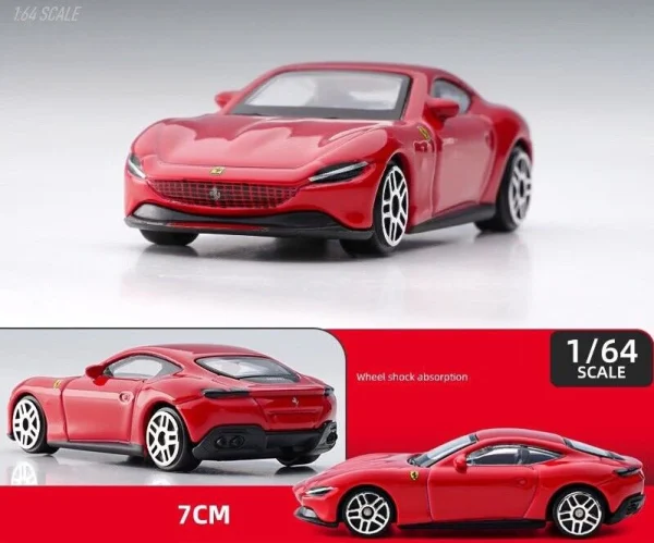 Bburago 1:64 Ferrari Roma | Silver Race&Play | Boxed