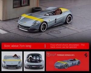 Bburago 1:64 Ferrari Monza Sp1 | Official Ferrari licensed Diecast | Rear Trunk openable