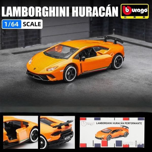 Bburago 1:64 Lamborghini Huracán Performante | Official Lamborghini Licensed Diecast | Openable Doors