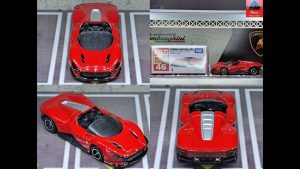 Tomica #46 Ferrari Daytona Sp3 | Ferrari Red | Takara Tomy