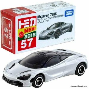 Tomica #57 Mclaren 720s | Silver | Takara Tomy