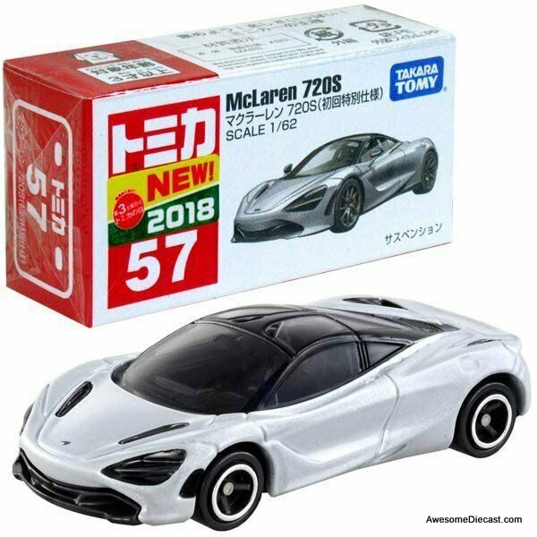 Tomica #57 Mclaren 720s | Silver | Takara Tomy