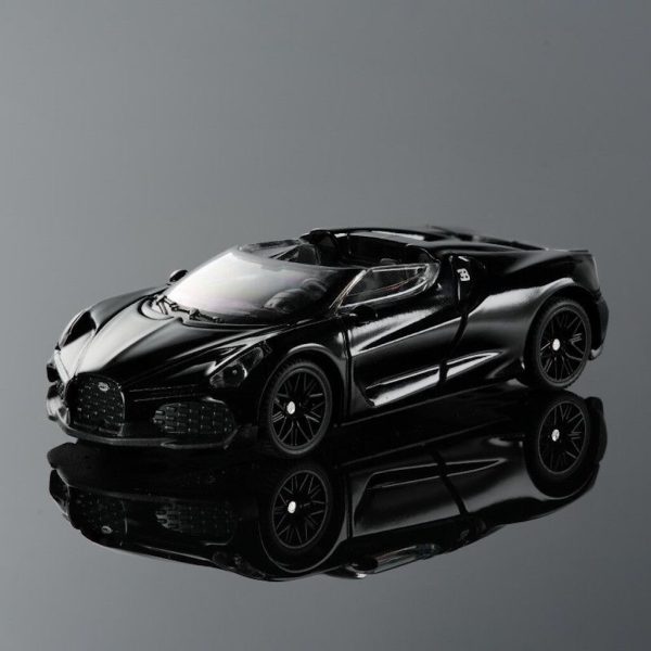 TSC 1:64 Bugatti Mistral Convertible | Black | Official Licensed Diecast