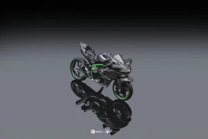 Great Trophy 1:64 | Kawasaki Ninja H2R | Resin Premium high-end Diecast