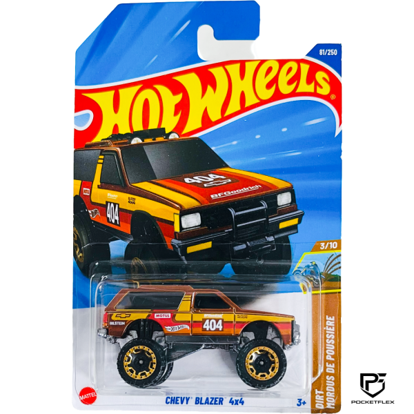 Hot Wheels | CHEVY BLAZER 4X4 | 3/10 & 81/250 - GOLD/RED