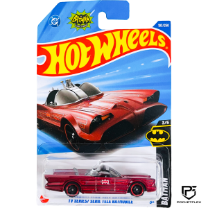 Hot Wheels | TV SERIES/SERIE TELE BATMOBILE | 3/5 & 103/250 - RED