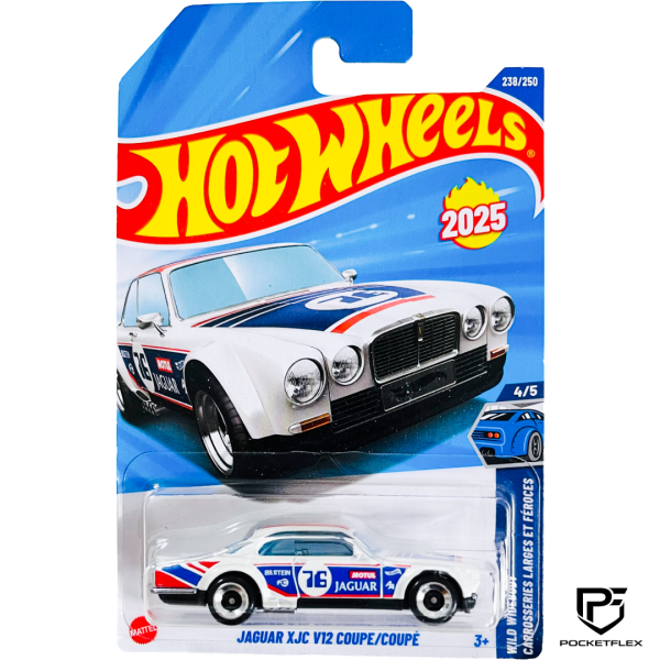 Hot Wheels | JAGUAR XJC V12 COUPE | 4/5 & 238/250 - WHITE