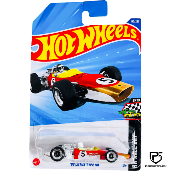 Hot Wheels | ‘68 LOTUS TYPE 49 | 8/10 & 193/250 - RED