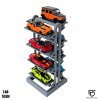 PocketFlex Sky-Rise | 8-Tier Vertical Diecast Display Rack (1:64 Scale)