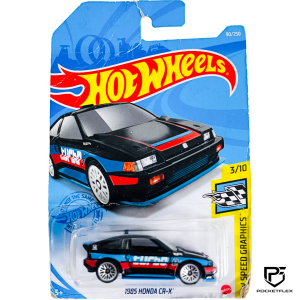 Hot Wheels | 1985 HONDA CR-X | 3/10 & 90/250 - BLACK