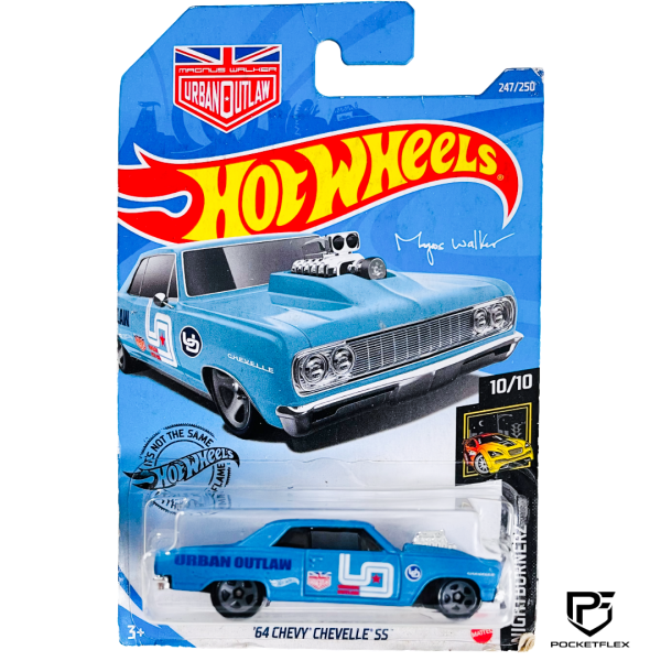 Hot Wheels | ‘64 CHEVY CHEVELLE SS | 10/10 & 247/250 - BLUE