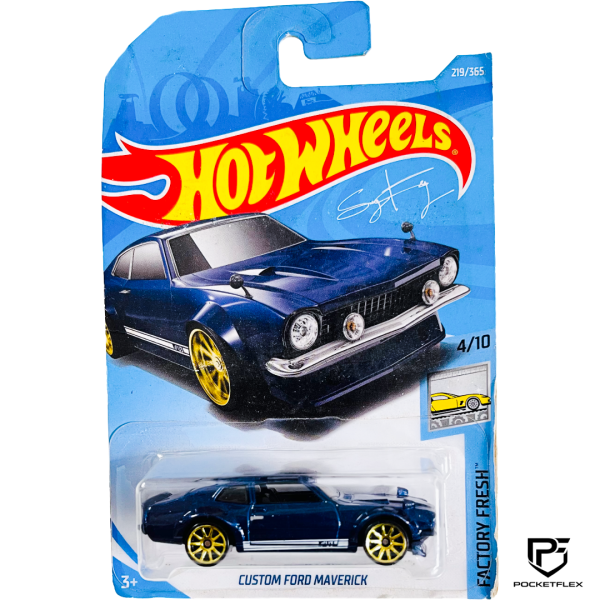 Hot Wheels | CUSTOM FORD MAVERICK | 4/10 & 219/250 - BLUE