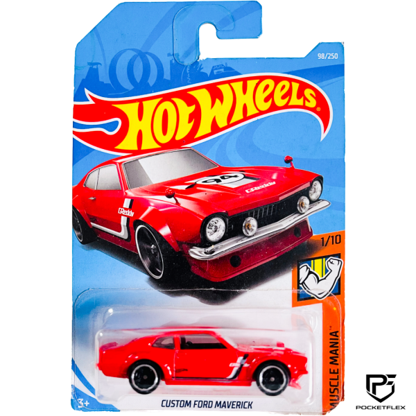 Hot Wheels | CUSTOM FORD MAVERICK | 1/10 & 96/250 - RED