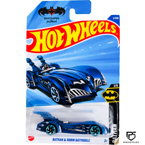 Hot Wheels | BATMAN & ROBIN BATMOBILE | 1/5 & 2/250 - BLUE