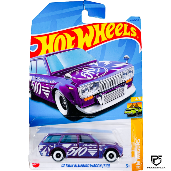 Hot Wheels | DATSUN BLUEBIRD WAGON (510) | 4/5 & 235/250 - PURPLE