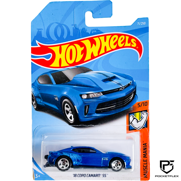 Hot Wheels | ‘18 COPO CAMARO SS | 5/10 & 71/250 - BLUE