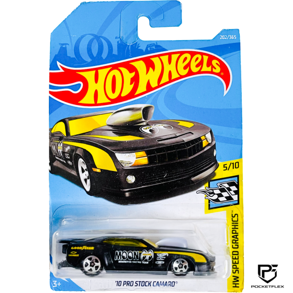 Hot Wheels | 10’ PRO STOCK CAMARO | 5/10 & 202/250 - BLACK