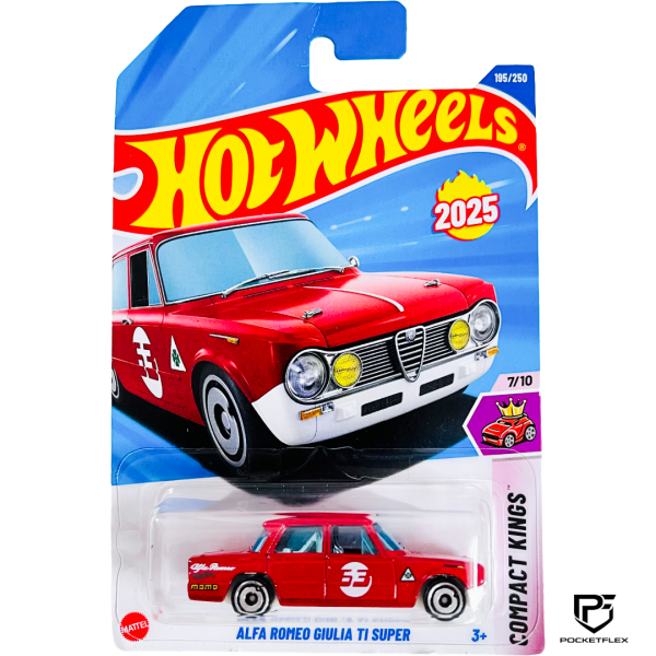 Hot Wheels | ALFA ROMEO GIULIA TI SUPER | 7/10 & 195/250 - RED