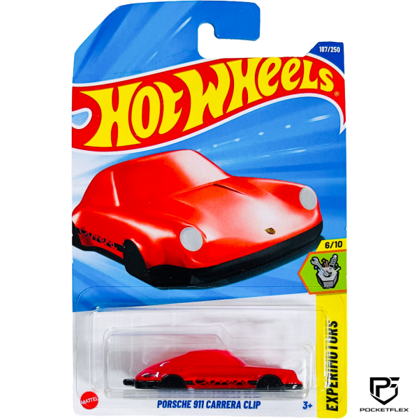 Hot Wheels | PORSCHE 911 CARRERA CLIP | 6/10 &  187/250 - RED