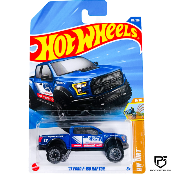Hot Wheels | ‘17 FORD F-150 RAPTOR | 9/10 & 178/250 - BLUE