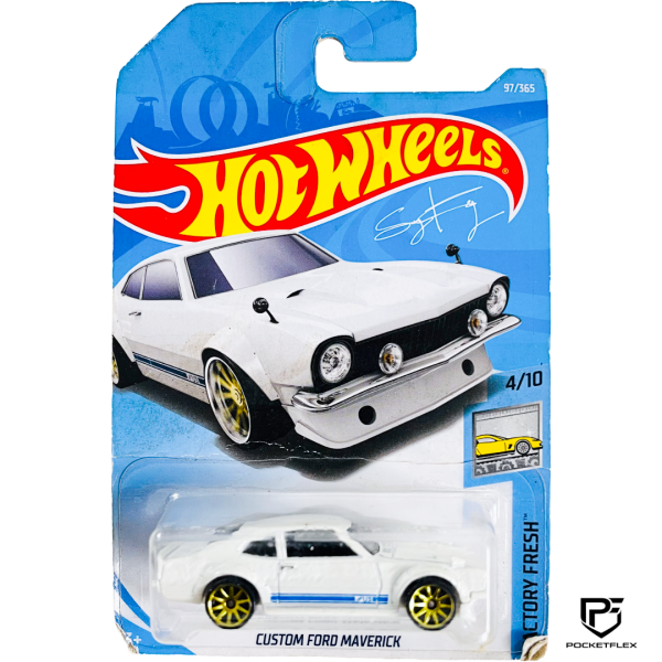 Hot Wheels | CUSTOM FORD MAVERICK | 4/10 & 97/365 - WHITE