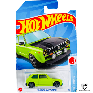 Hot Wheels | ‘73 HONDA CIVIC CUSTOM | 8/10 & 117/250 - GREEN