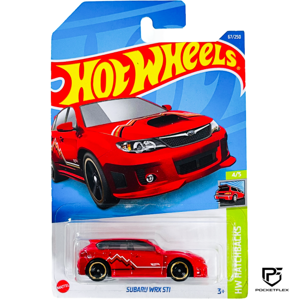 Hot Wheels | SUBARU WRX STI | 4/5 & 67/250 - RED