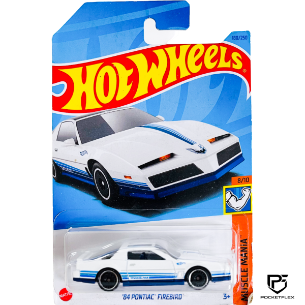 Hot Wheels | 84’ PONTIAC FIREBIRD | 8/10 & 180/250 - WHITE