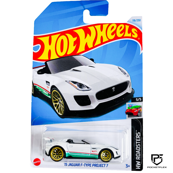 Hot Wheels | ‘15 JAGUAR F-TYPE PROJECT 7 | 5/5 & 116/250 - WHITE