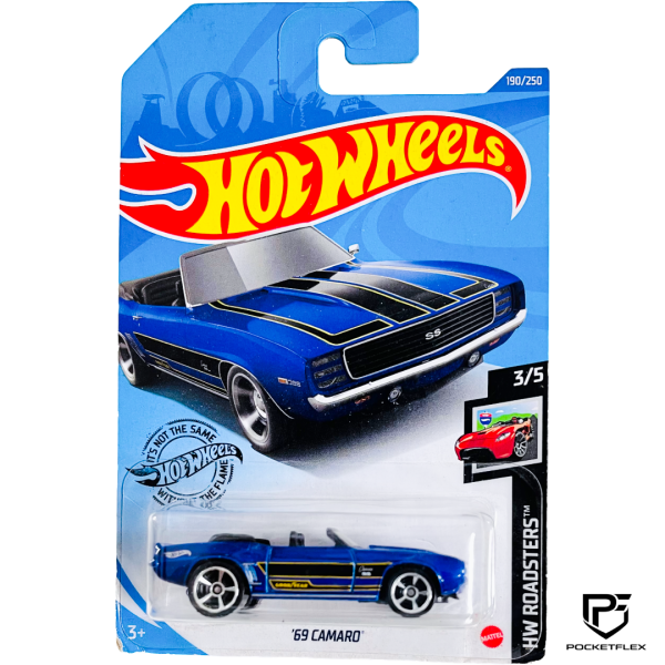 Hot Wheels | ‘69 CAMARO | 3/5 & 190/250 - BLUE