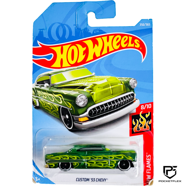 Hot Wheels | CUSTOM ‘53 CHEVY | 8/10 & 350/365 - GREEN