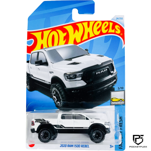 Hot Wheels | 2020 RAM 1500 REBEL | 3/10 & 24/250 - WHITE