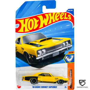 Hot Wheels | ‘69 DODGE CORONET SUPERBEE | 5/10 & 208/250 - YELLOW