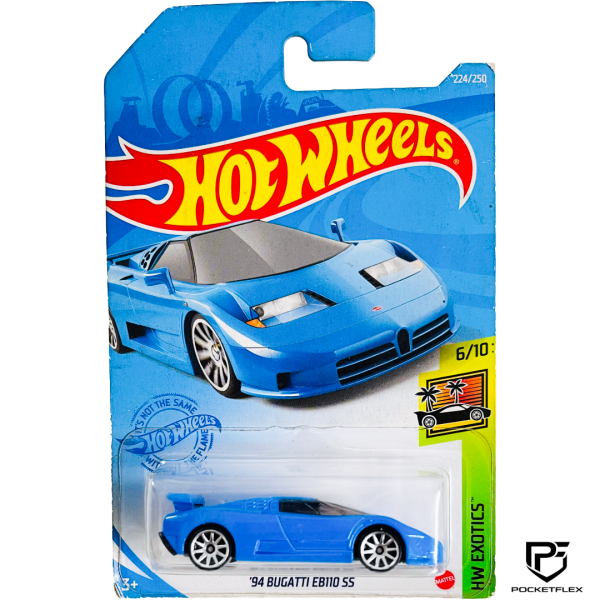 Hot Wheels | ‘94 BUGATTI EB110 SS | 6/10 & 224/250 - BLUE