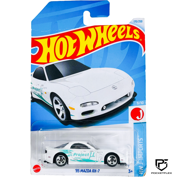 Hot Wheels | ‘95 MAZDA RX-7 | 9/10 & 170/250 - WHITE